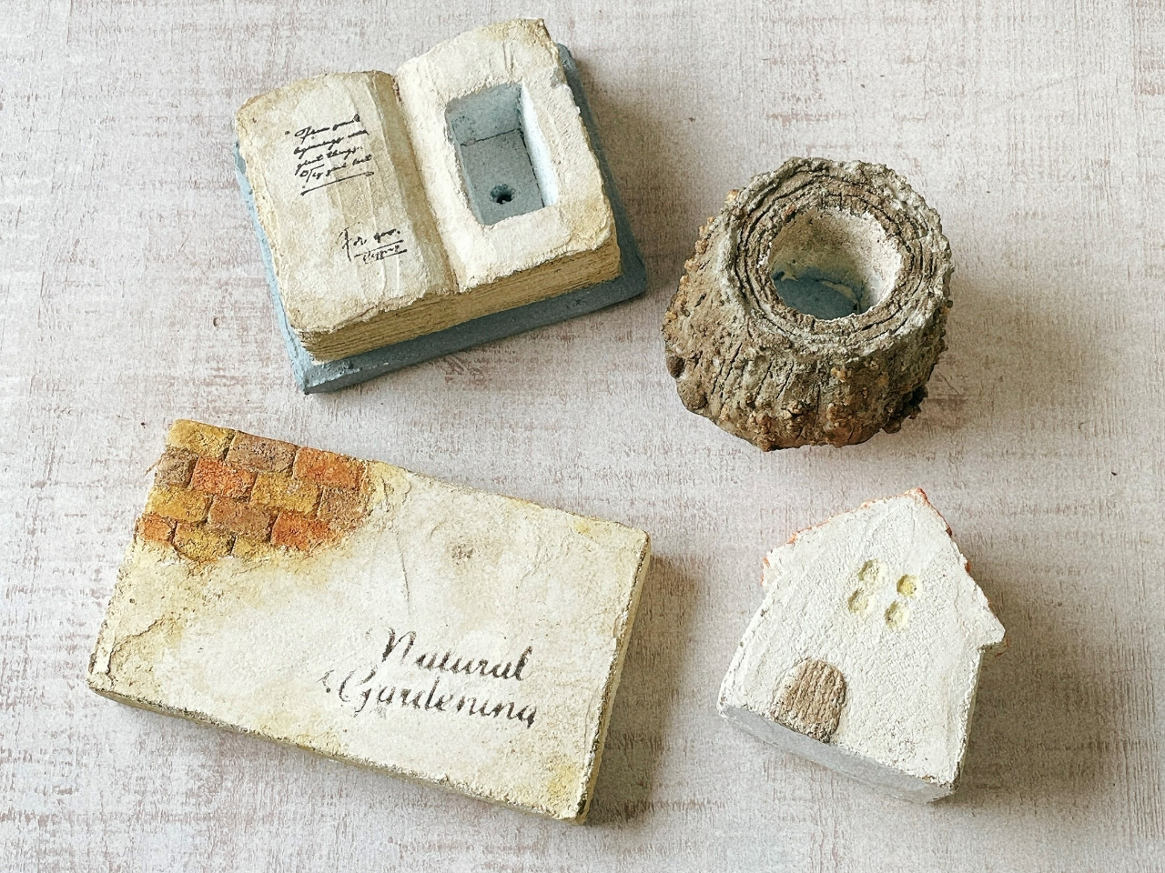 ☆ワンデーレッスン☆ モルタル鉢の手作り体験♪/モルタル造形教室