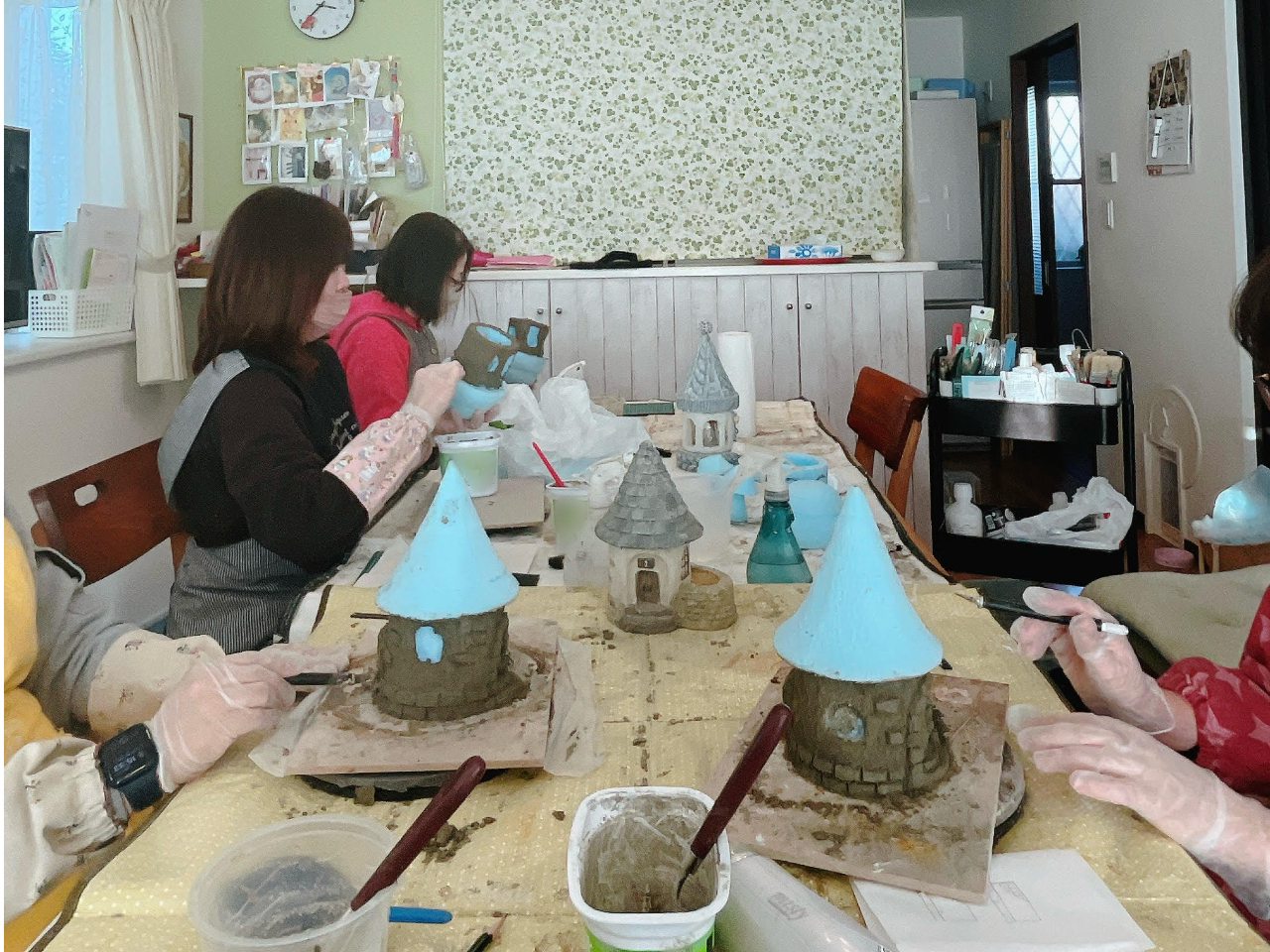 ☆ワンデーレッスン☆ モルタル鉢の手作り体験♪/モルタル造形教室