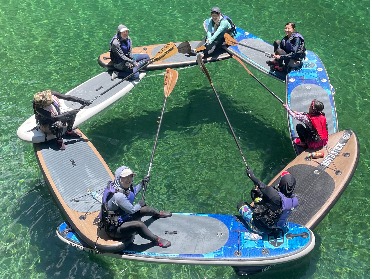 平日はこちら〉＼仁淀BLUEの源流でSUP体験☆／SUP初体験の方やまったり