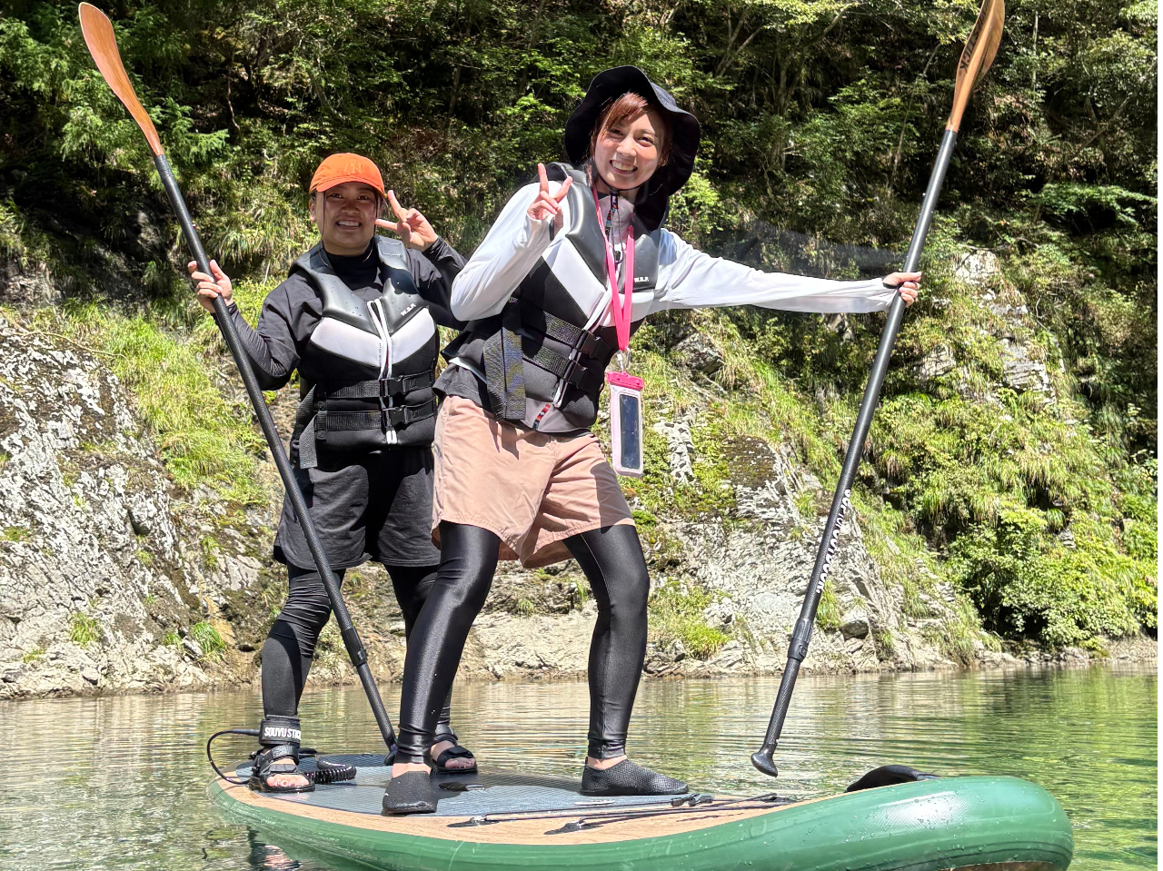 平日はこちら〉＼仁淀BLUEの源流でSUP体験☆／SUP初体験の方やまったり