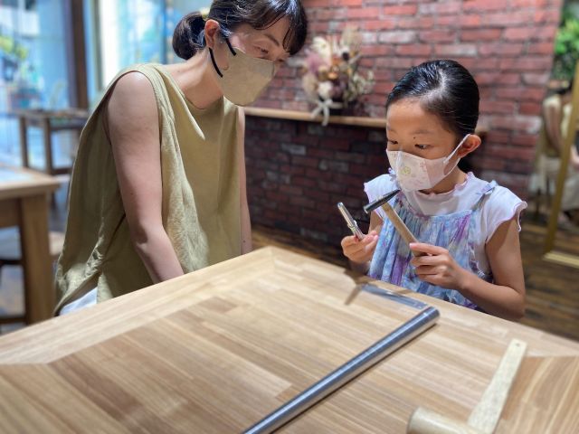 たたいて♪たたいて♪模様付