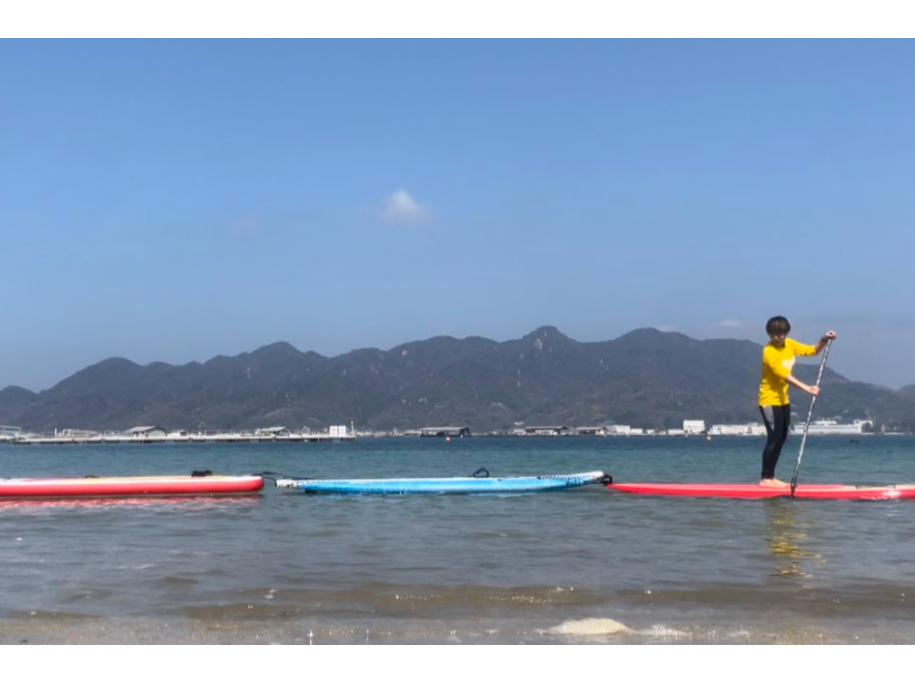 広島・江田島】1組貸切・特別な海上体験！！BIG SUP(ビッグサップ)90分