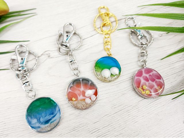 UVレジンで作るキーホルダー!当日お持ち帰り可能♪