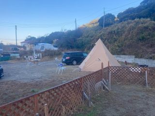 区画サイトでデイキャンプのプランです