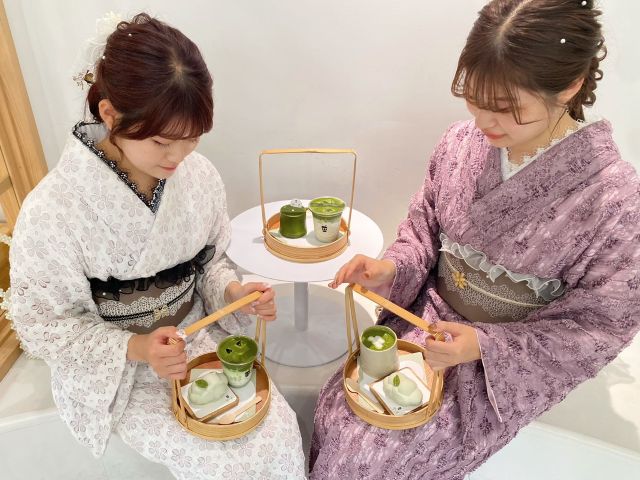 ガーリー系レース着物