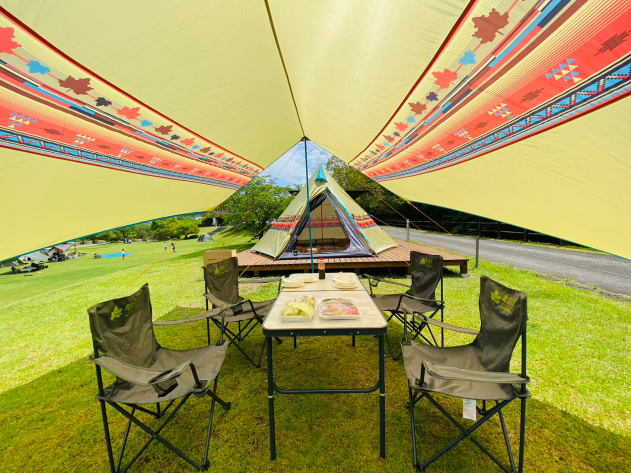 キャンプ初心者でも安心して楽しめます