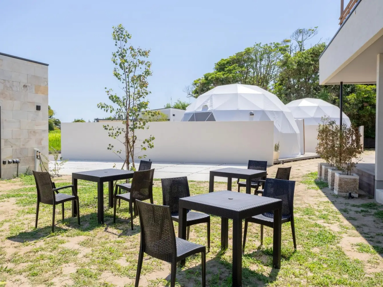 �A�E�g�h�A�J�t�F�{�K�[�f���F�J���I�ȋ�ԂŎ��R�������Ȃ����BBQ�ŁA�����̂ЂƂƂ��������\���������B