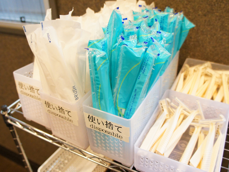 アメニティはご自由にお使いくださいませ。