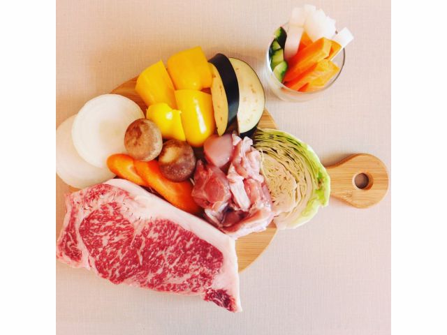 食材【基本メニュー】 お1人様あたり イメージ写真