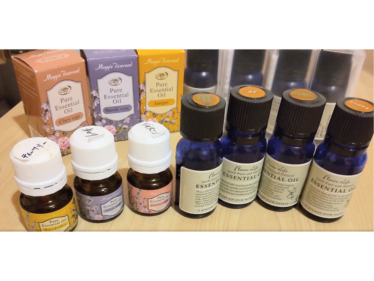 アロマの種類を多数取り揃えております♪