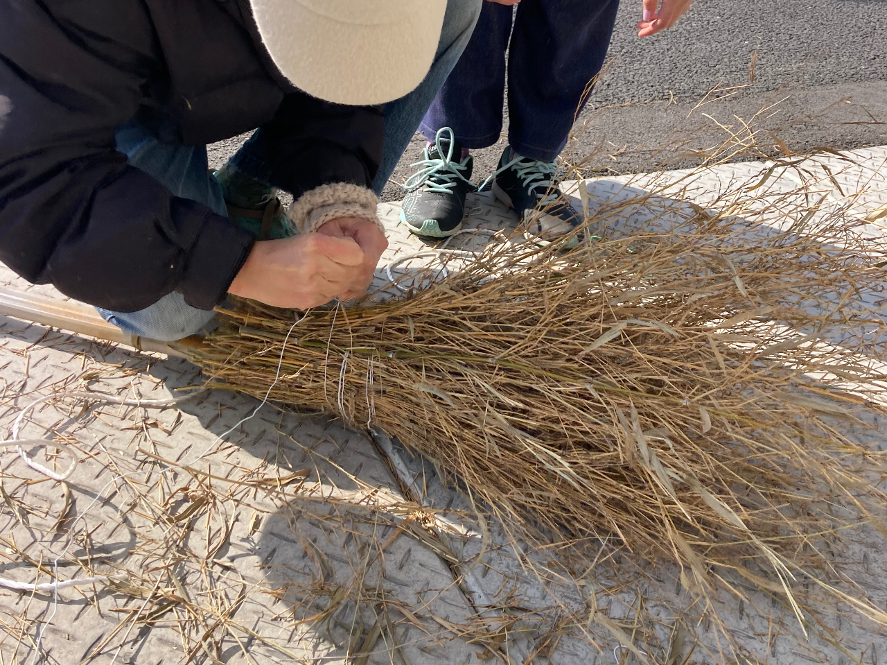 だんだん太くなるところが頑張りどころ!