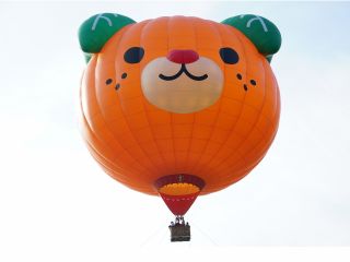 愛媛県のイメージアップキャラクターみきゃんの熱気球