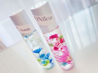 ロールオン部分は天然石☆こちらはアベンチュリンとクオーツ☆