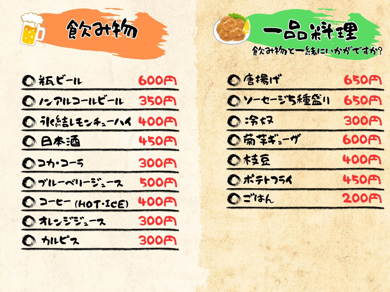 ���H�����ǂ񂮂���@���j���[