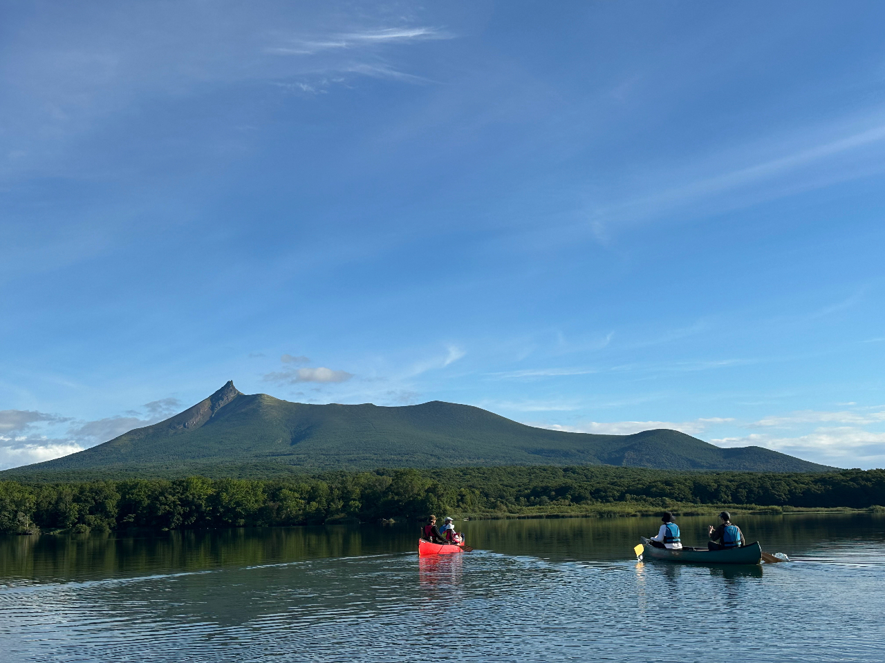 【函館|大沼・小沼湖カヌー】静かな湖でゆったりカヌー!~2歳からご高齢の方まで参...