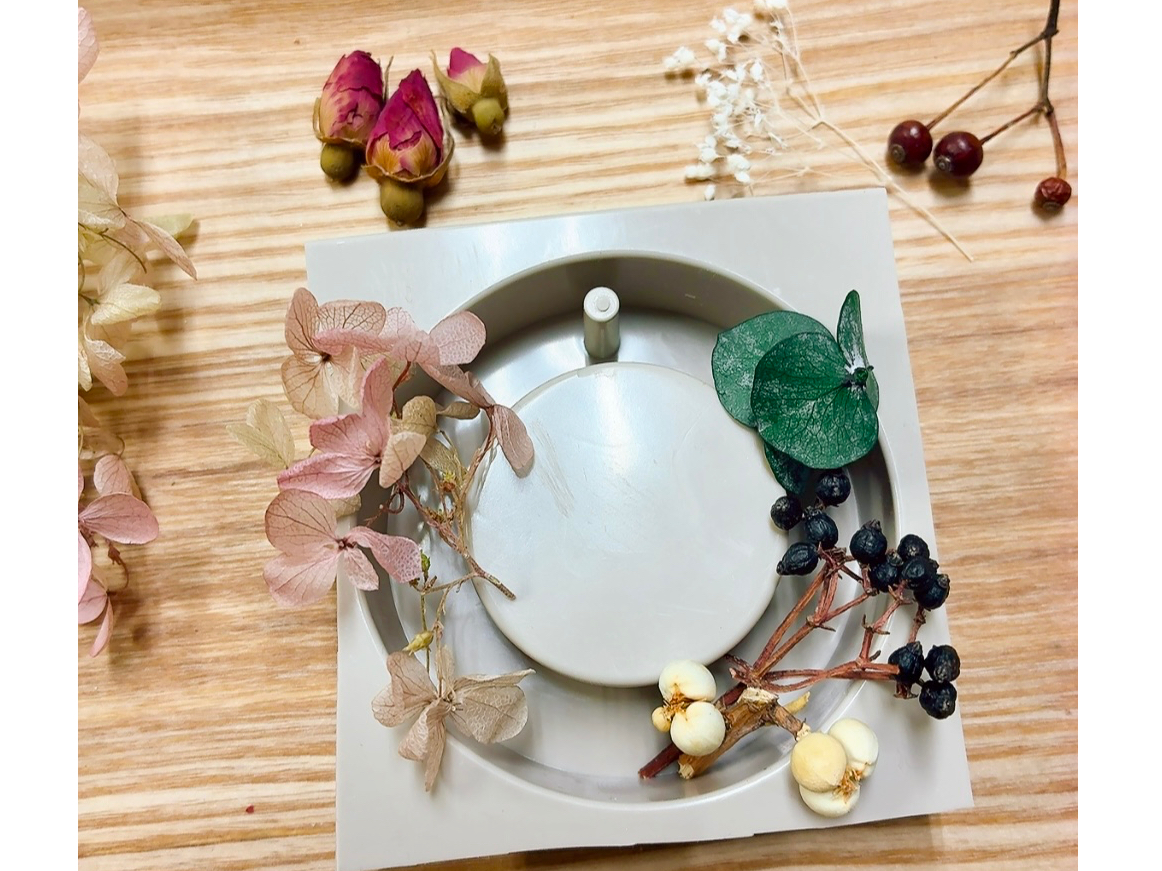 ���炩���ߏ���̃h���C�t�����[��؂̎����^�ɔz�u�B���C�ɓ���̃��C�A�E�g�������܂��傤�B