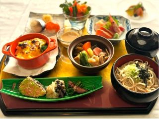 扇松園自慢の手作り料理