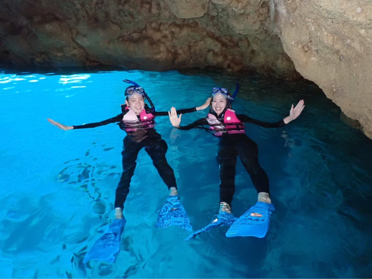 青の洞窟ボートシュノーケリング【写真動画＆GoProデータ無料】初心者