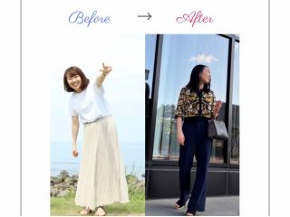 Before からAfter!こんなにスタイリッシュに変身できちゃうのです!似合うカラー・好きなカラーやスタイルも丁寧にカウンセリング・アドバイスさせて頂きます