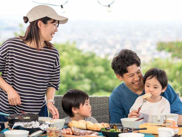 夏は家族でBBQ!