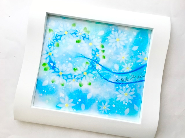 フラワーパステリア書講座(マーガレット)