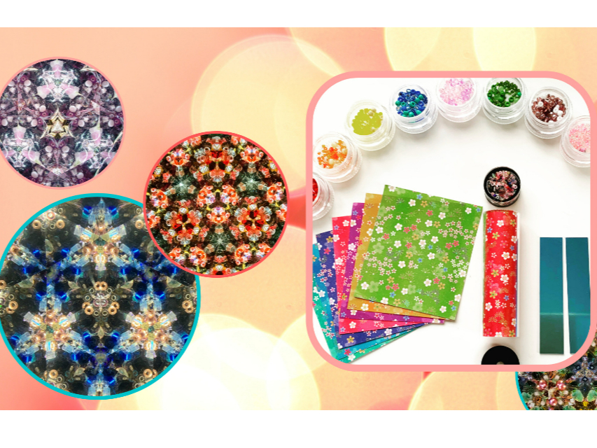 【初めての方大歓迎!】オイル万華鏡ワークショップ《週末午前プラン》