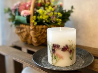 ボタニカルキャンドルレッスン(アロマワックスサシェ付き)