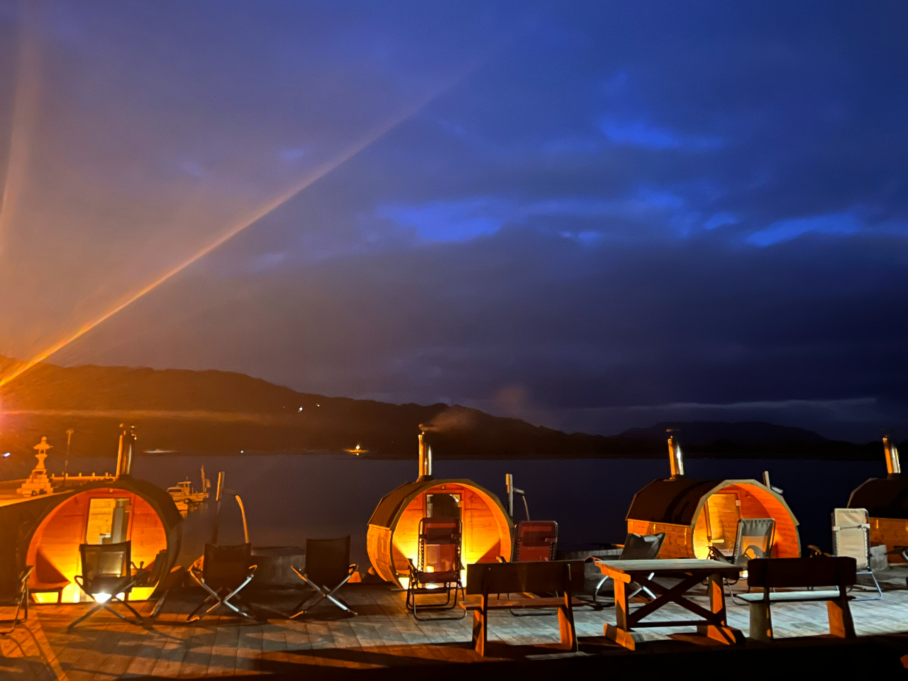 夜はライトアップもあります!