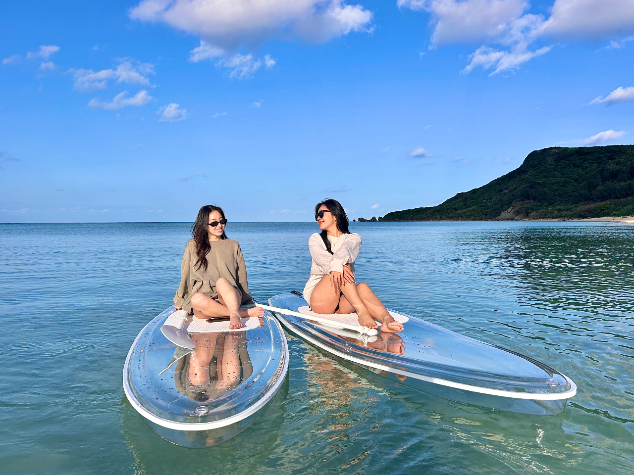 宮古島/午前《旅のスキマに◎ 》60分で宮古ブルー【クリアSUP体験