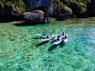 天候、海況を考慮して水面の安定したポイントで催行します。