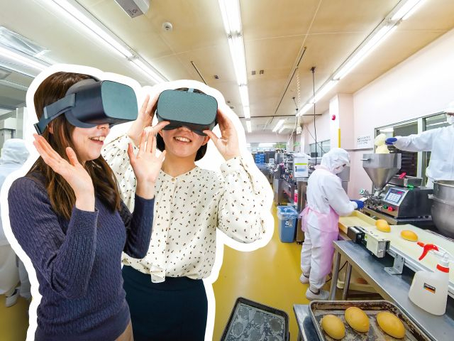 【 VR工場見学〈約60分〉】 ★お土産付き★ 「くりーむパン」の製造工程を36...