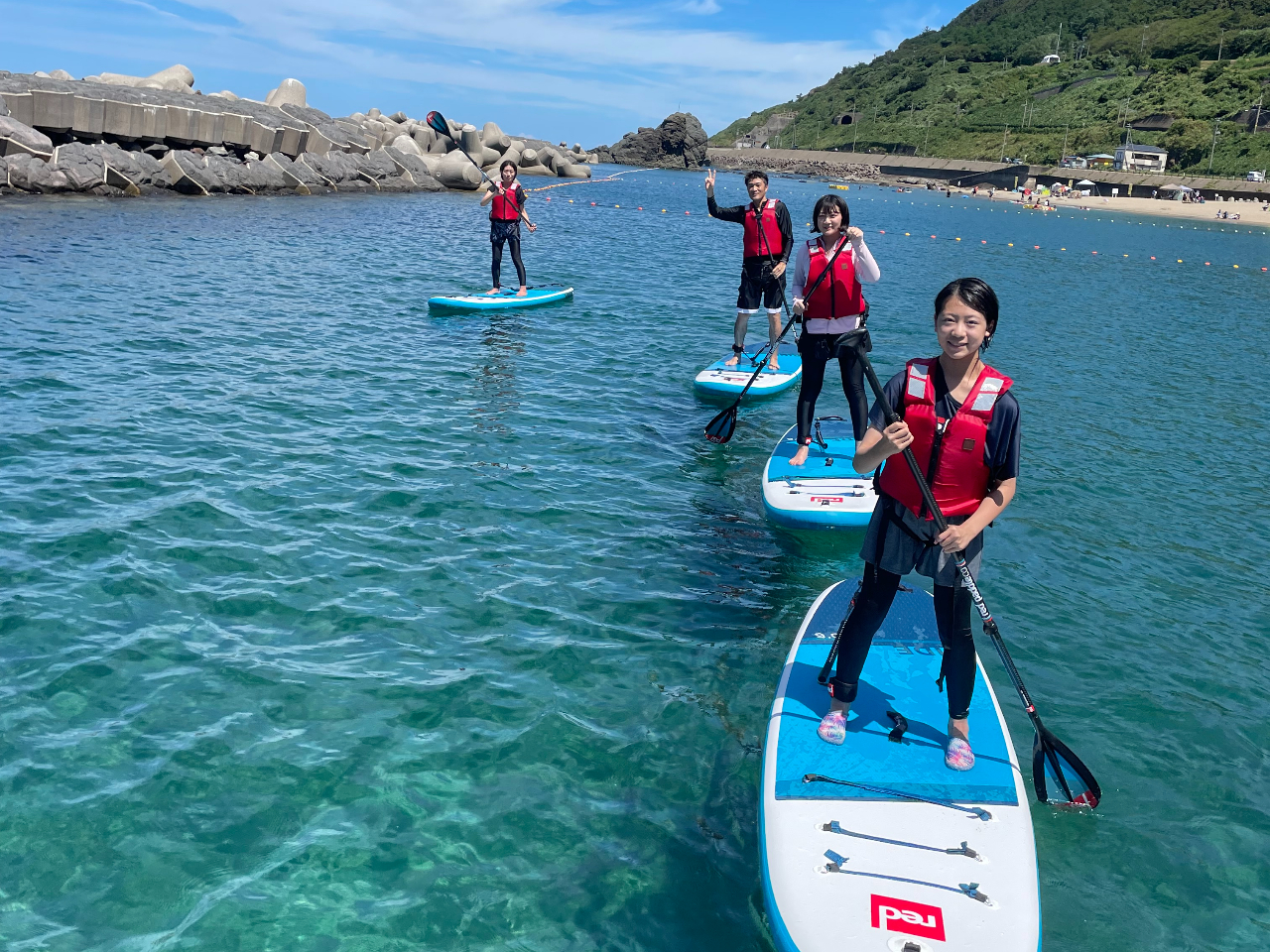 午前プラン〉【鶴岡・SUP体験】初心者キッズでも安心！!最高のマリン