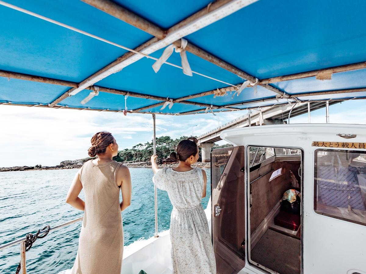 いけすで釣り体験