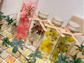 自分だけ特別なハーバリウム。プレゼントにも喜ばれます