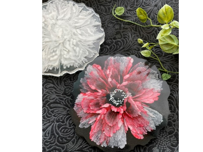 3Dレジンフラワー レジンでお花を咲かせるアートな体験☆可愛い