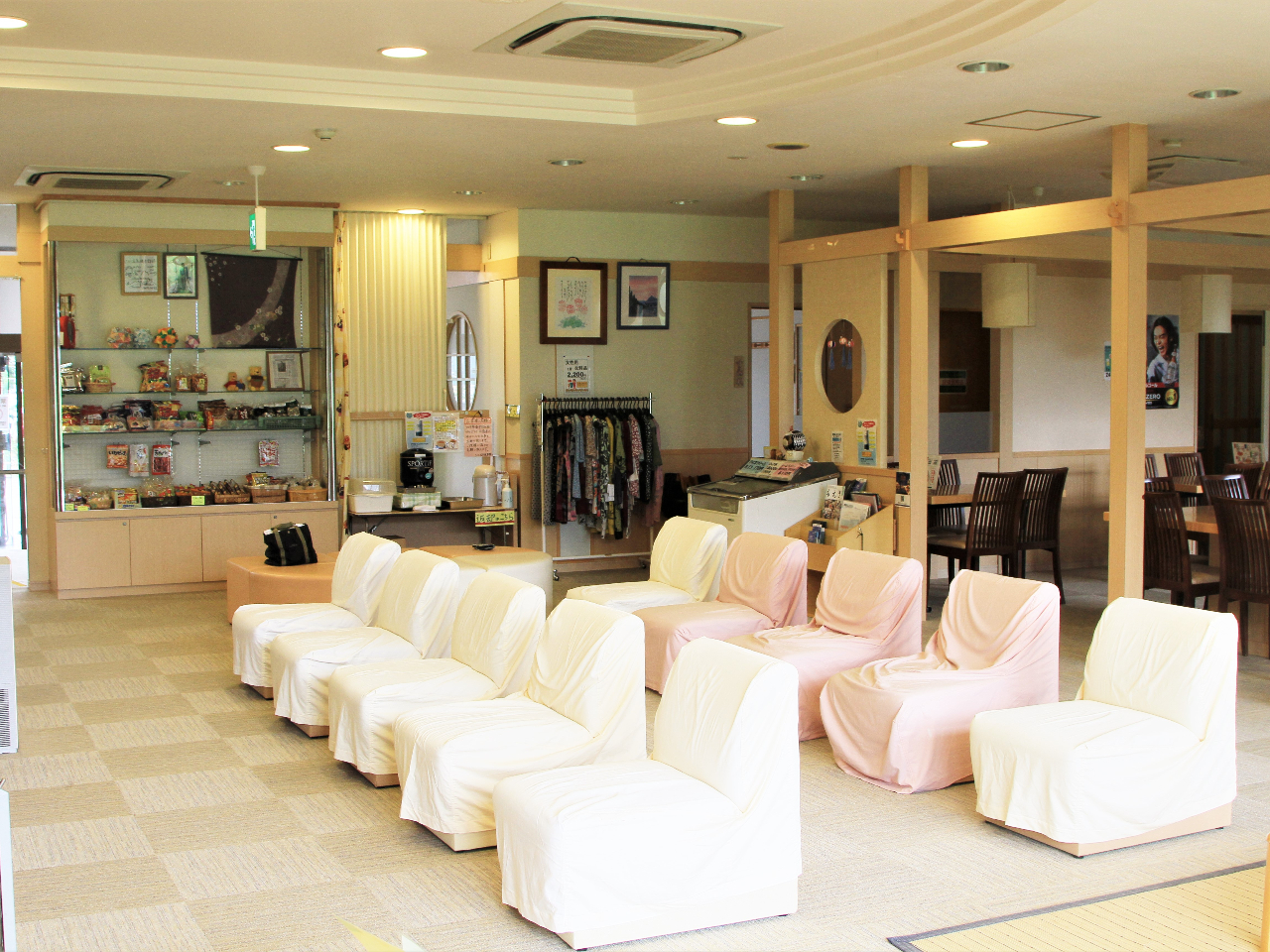 ゆっくり休憩もしていただけます。