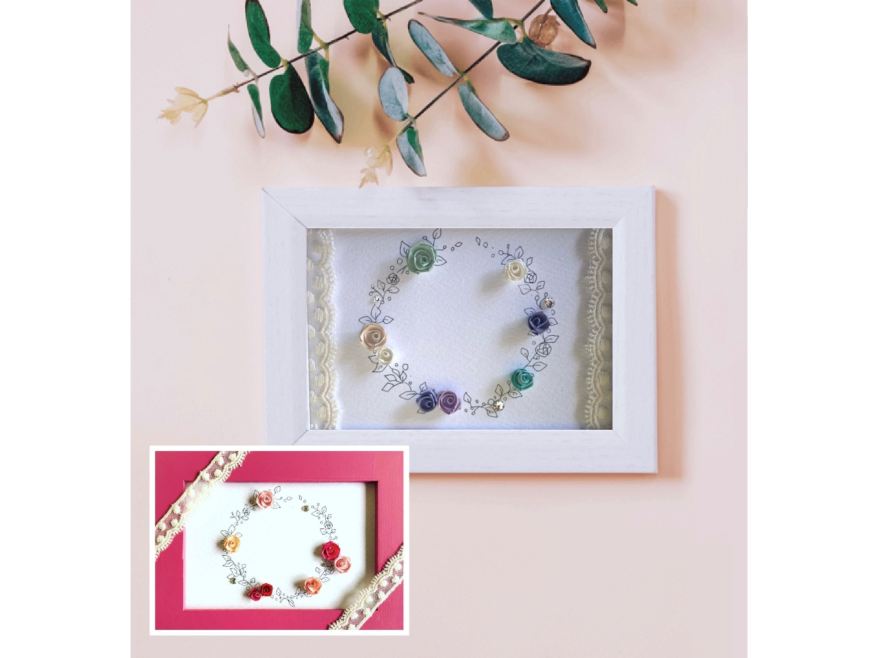ひよこ☆薔薇のイヤリング☆しずく♪ロザフィ ひよこ様専用☆薔薇のイヤリング☆しずく♪ロザフィ