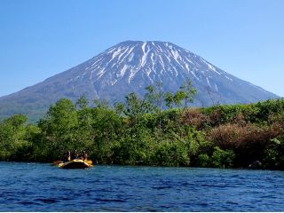 羊蹄山にうっとり
