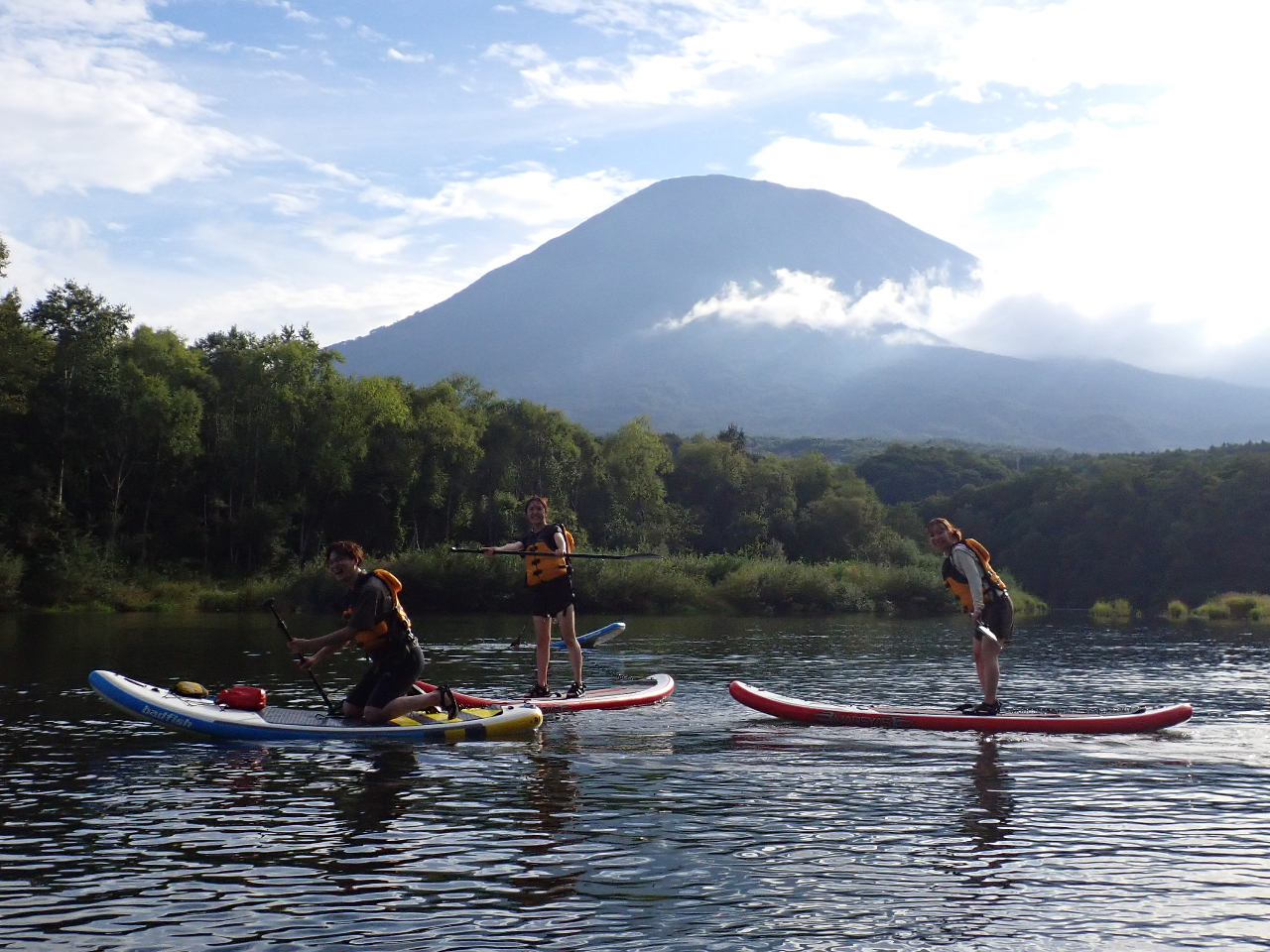 【SUP】ニセコ尻別川でのんびりSUP体験!!