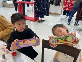 見てみて!できたよ☆トールペイントはお子様にもおすすめの体験です!