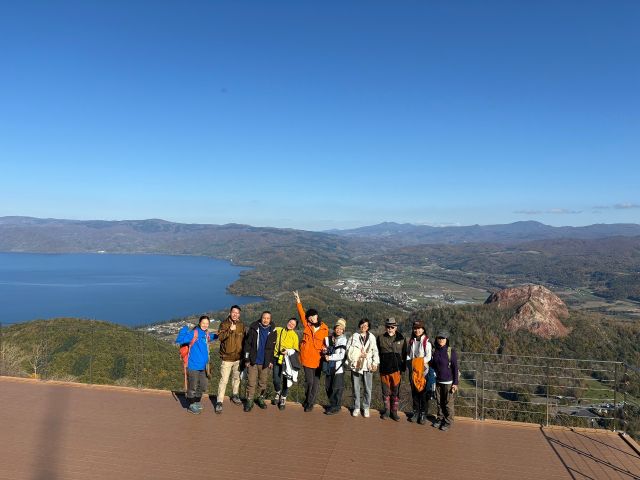有珠山ロープウェイ展望台からの眺め