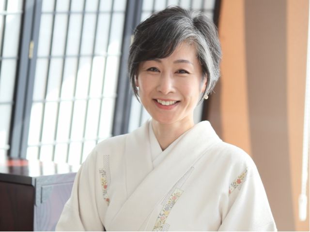 彩蔵着付け教室で10回コースで着られるようになった生徒さん