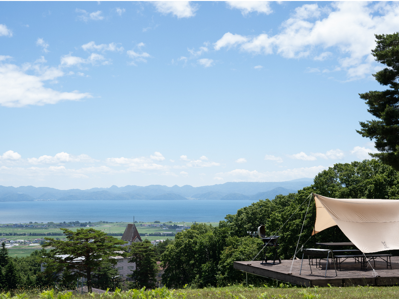 絶景・猪苗代湖