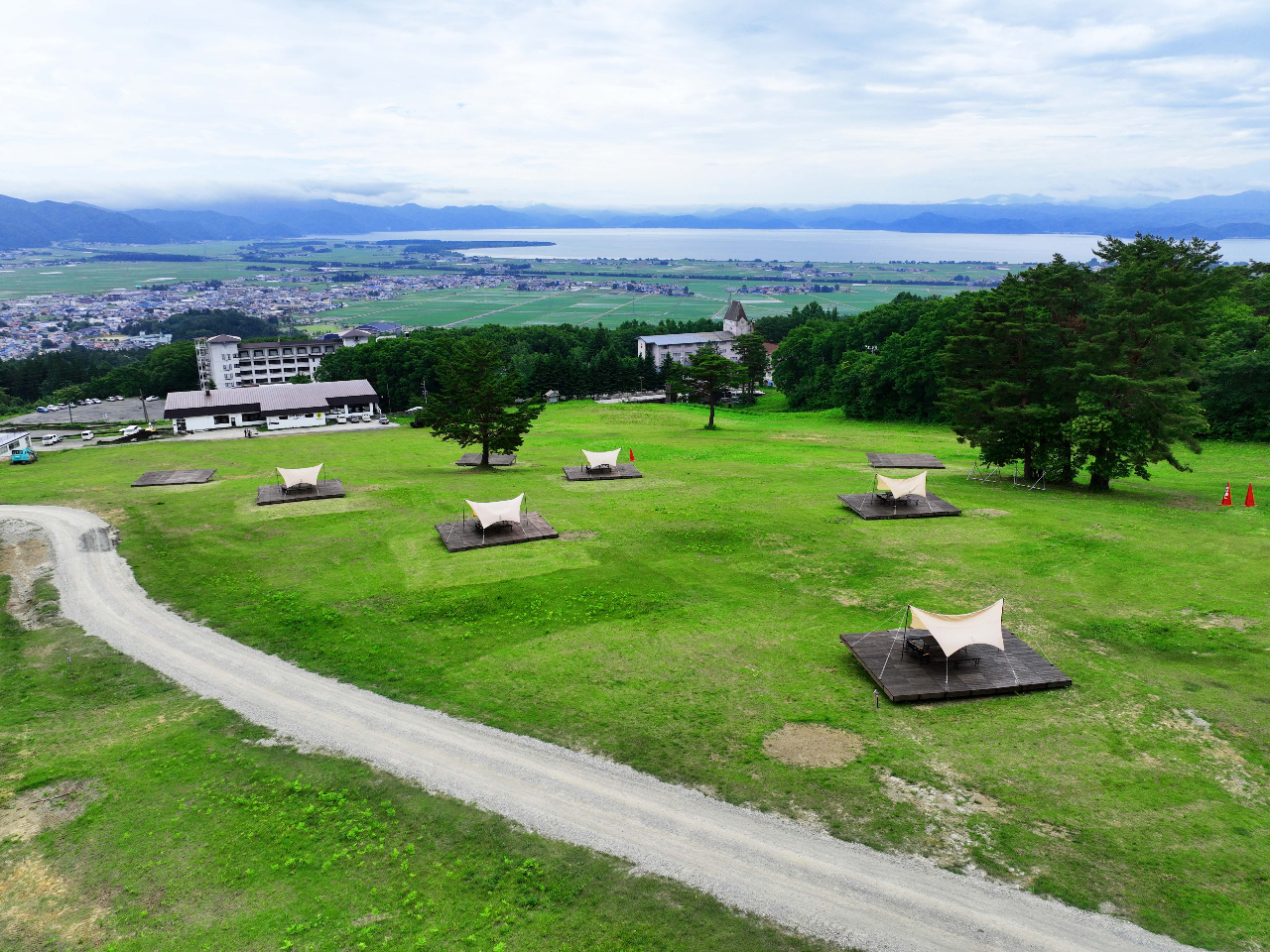 BBQ会場上空写真