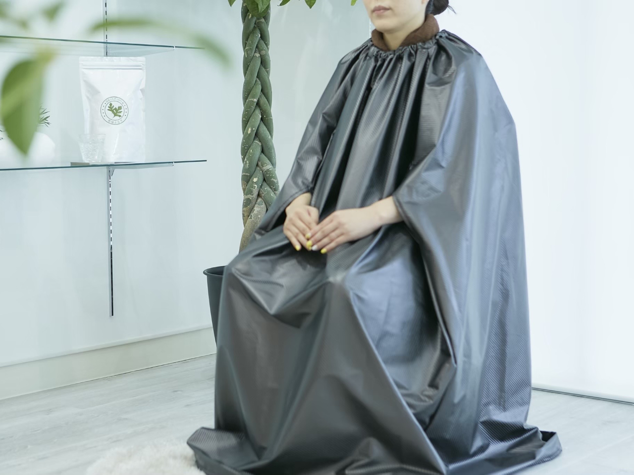 ブリリアント特注の保温力抜群のマントなので汗をしっかりかく方が多いです