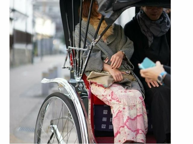 町並み保存地区にはお着物が似合います