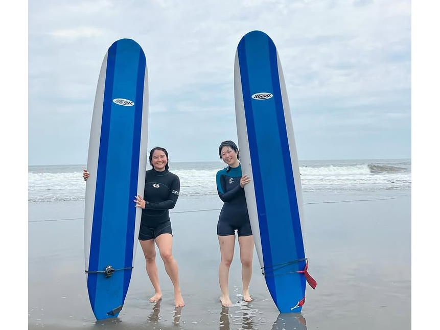 千葉県九十九里浜・サーフィン体験レディースコース】女性限定