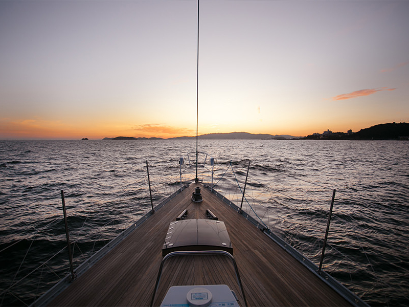 三河湾の大自然に抱かれてセイリング