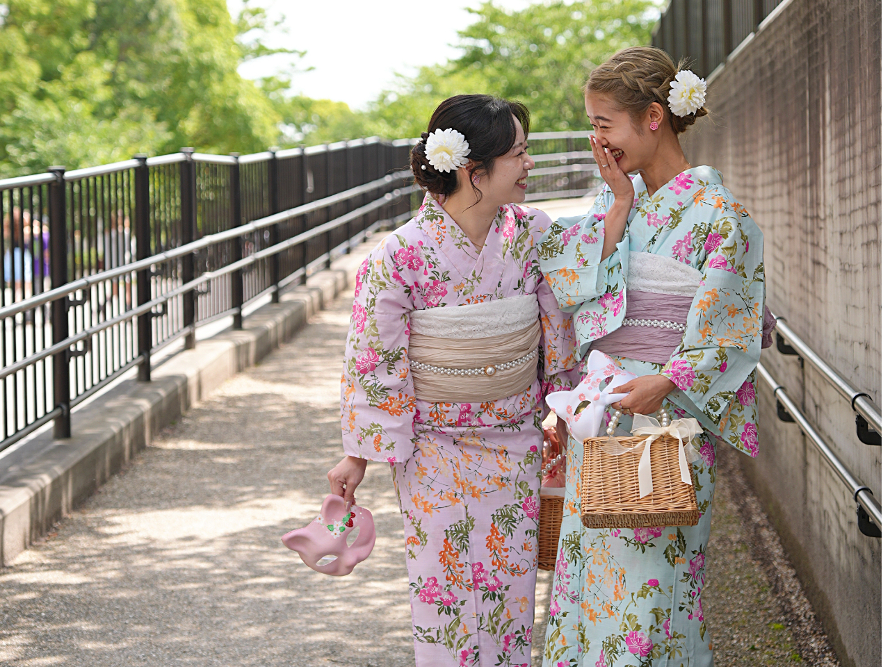 翌日返却は17時まで借りれるので、ちょっと遠い花火の会場にも慌てずゆっくりできます♪