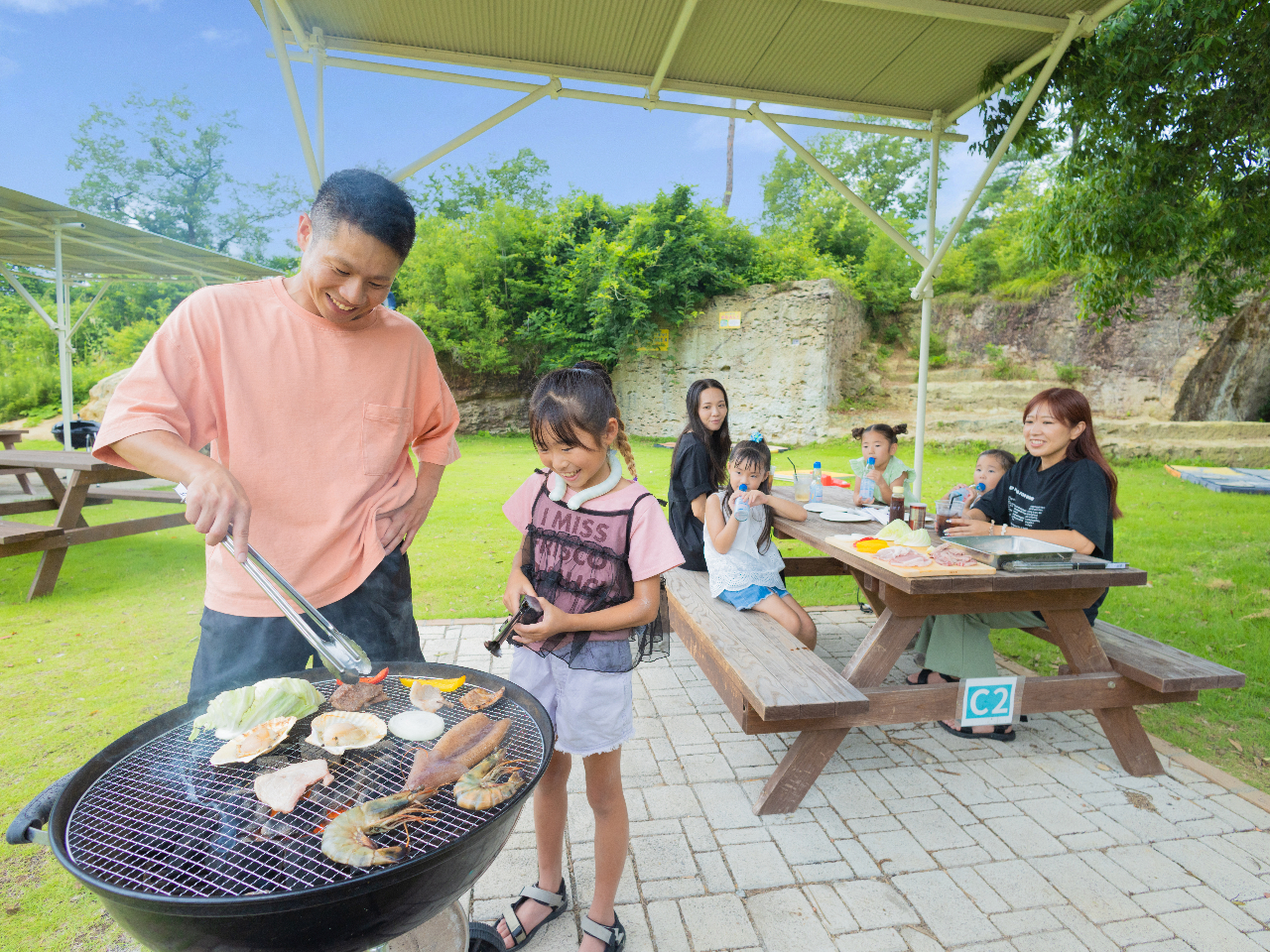 グリルは「Weber」のものをご用意します!本格的なBBQをお楽しみください!